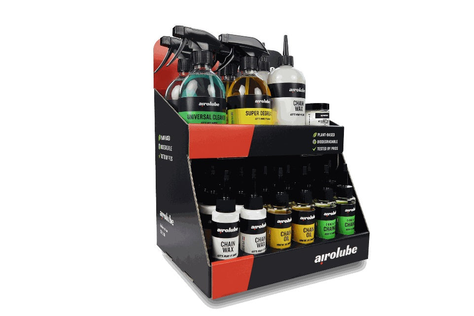 Airolube display toonbank gevuld