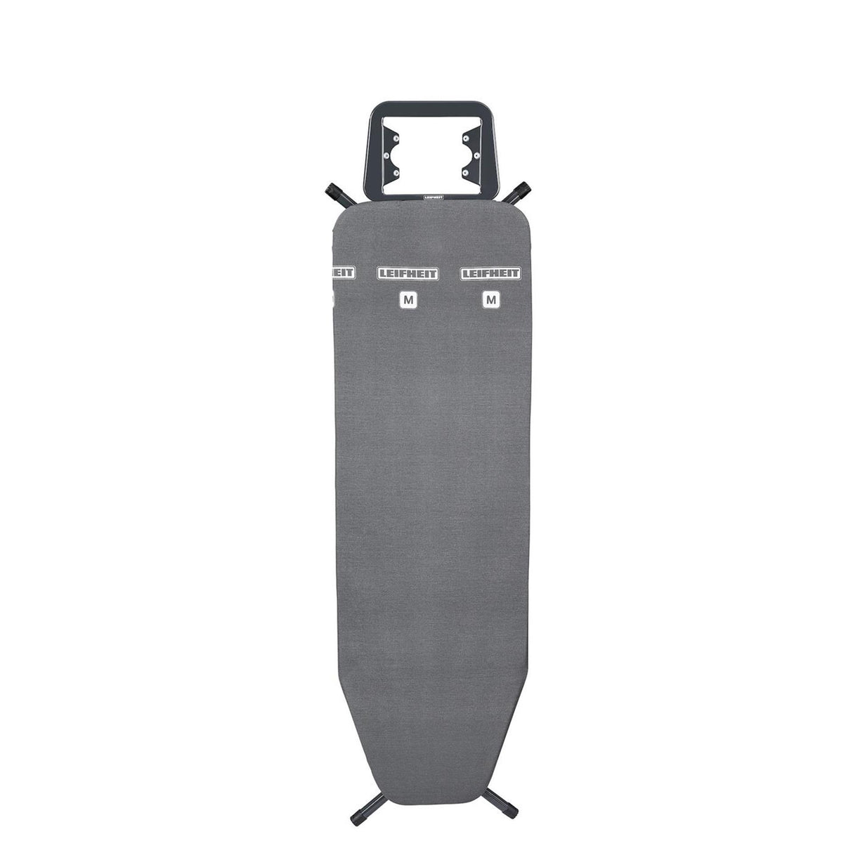 Leifheit strygebræt classic m - 120 x 38 cm strygeflade - højdejusterbar - sort
