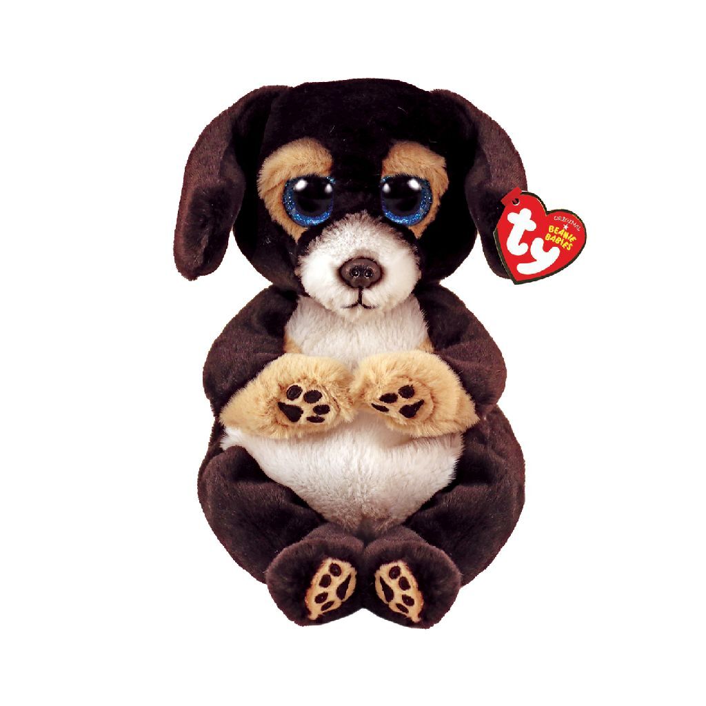 Ty beanie babyer puttetøj hund ranger 15 cm