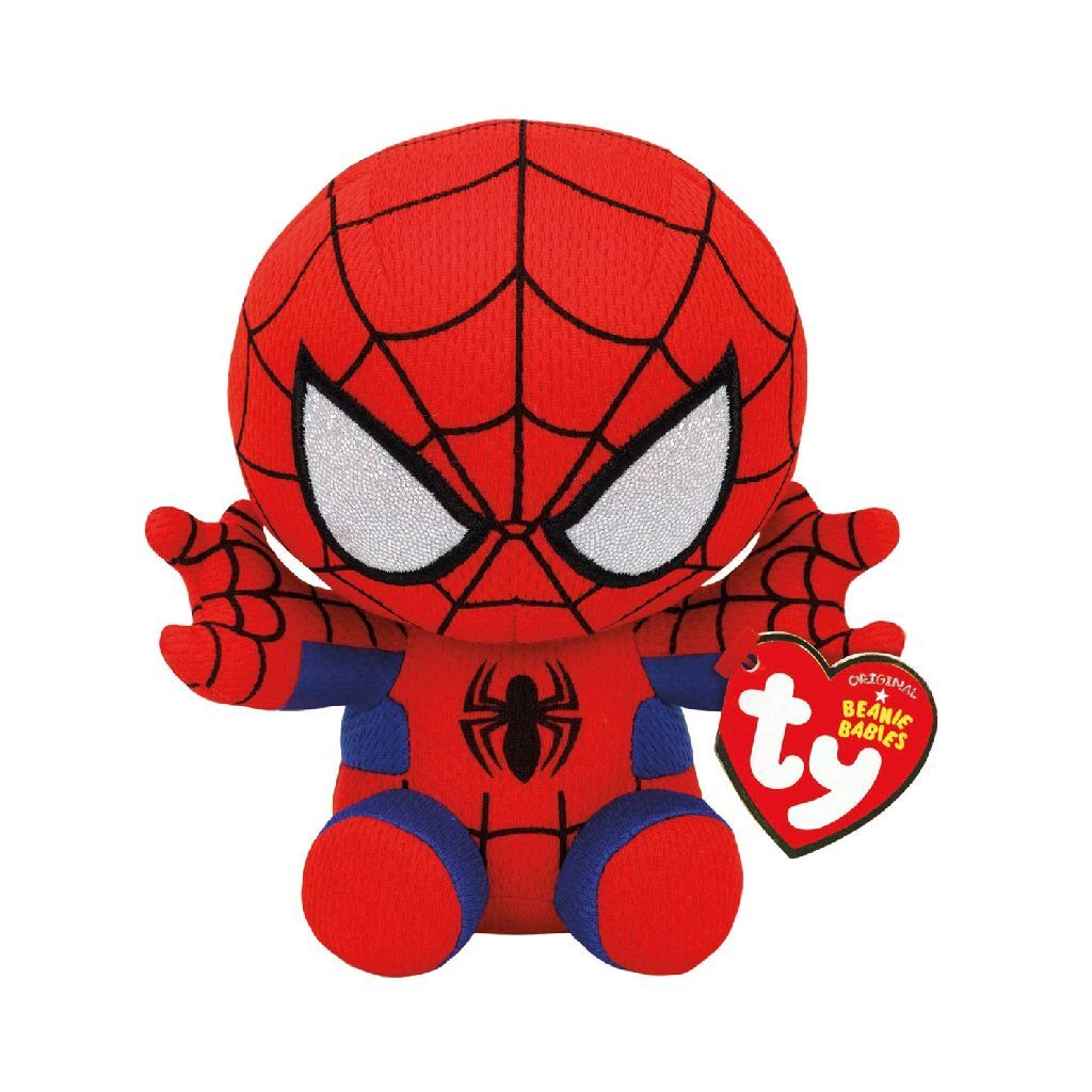 Ty beanie babyer marvel krammelegetøj spiderman 15 cm