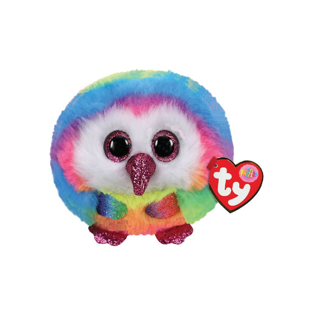 Ty puffies kramme-ugle owen 8 cm