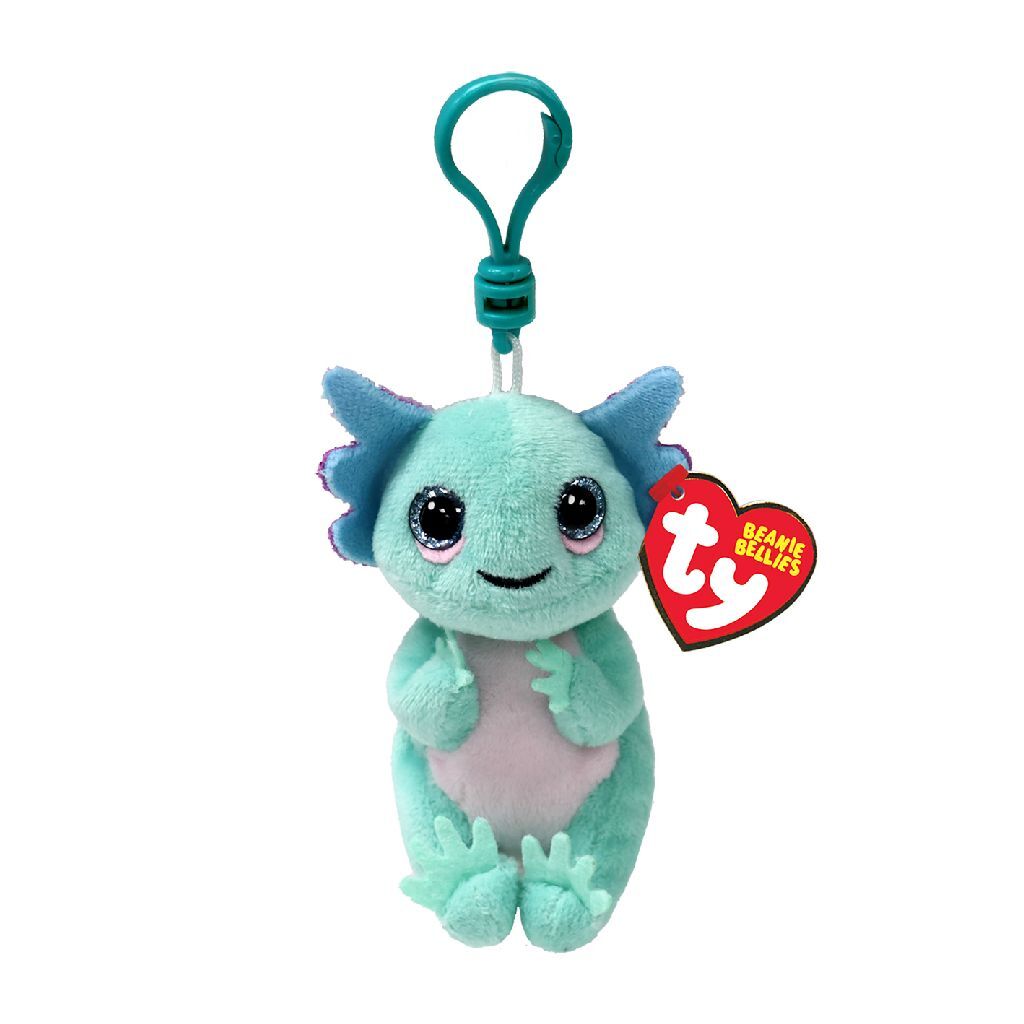Ty hue maver klip krammetøj axolotl alex 10 cm
