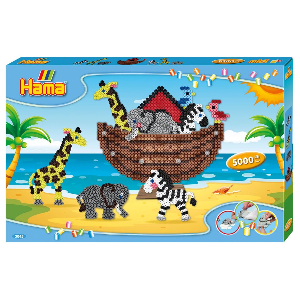 Hama jern på perler sæt Noahs Ark 5000 stk