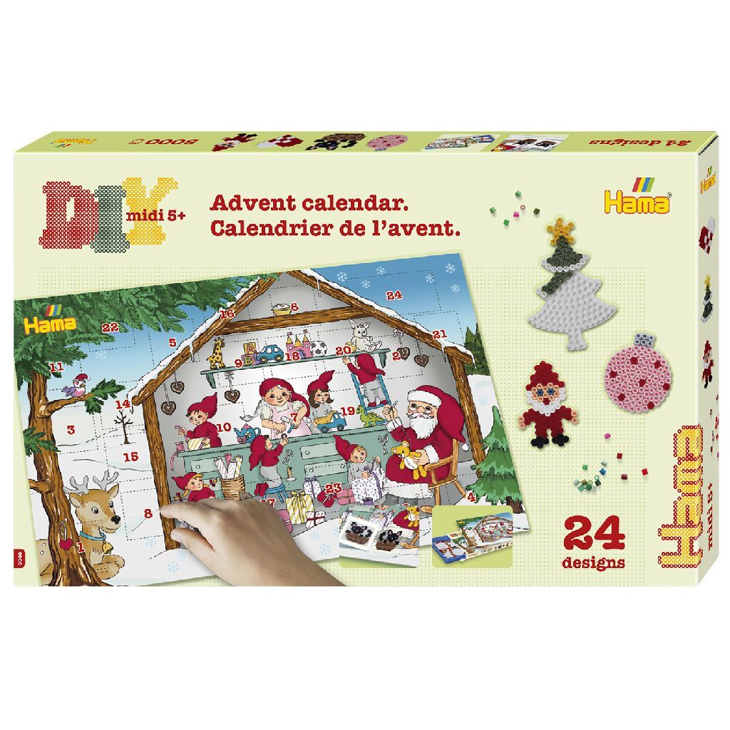 Hama strygeperler diy midi adventskalender 5000 stk