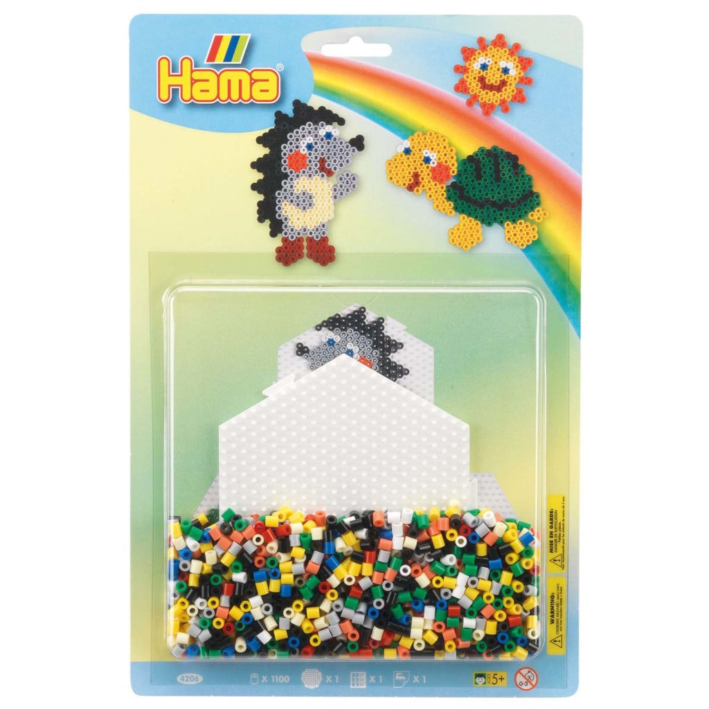 Hama strygeperler dyr sæt 1100 stk