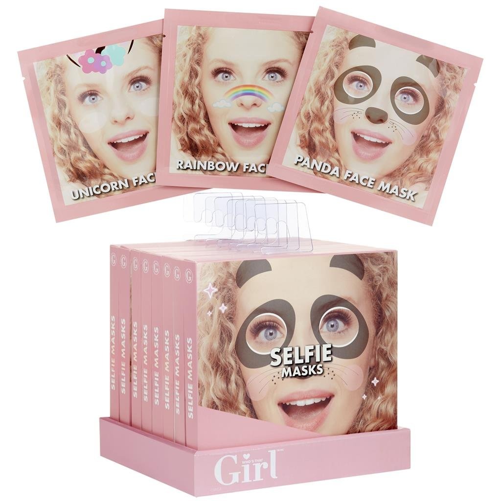 Basic who #039;s that girl selfie maske