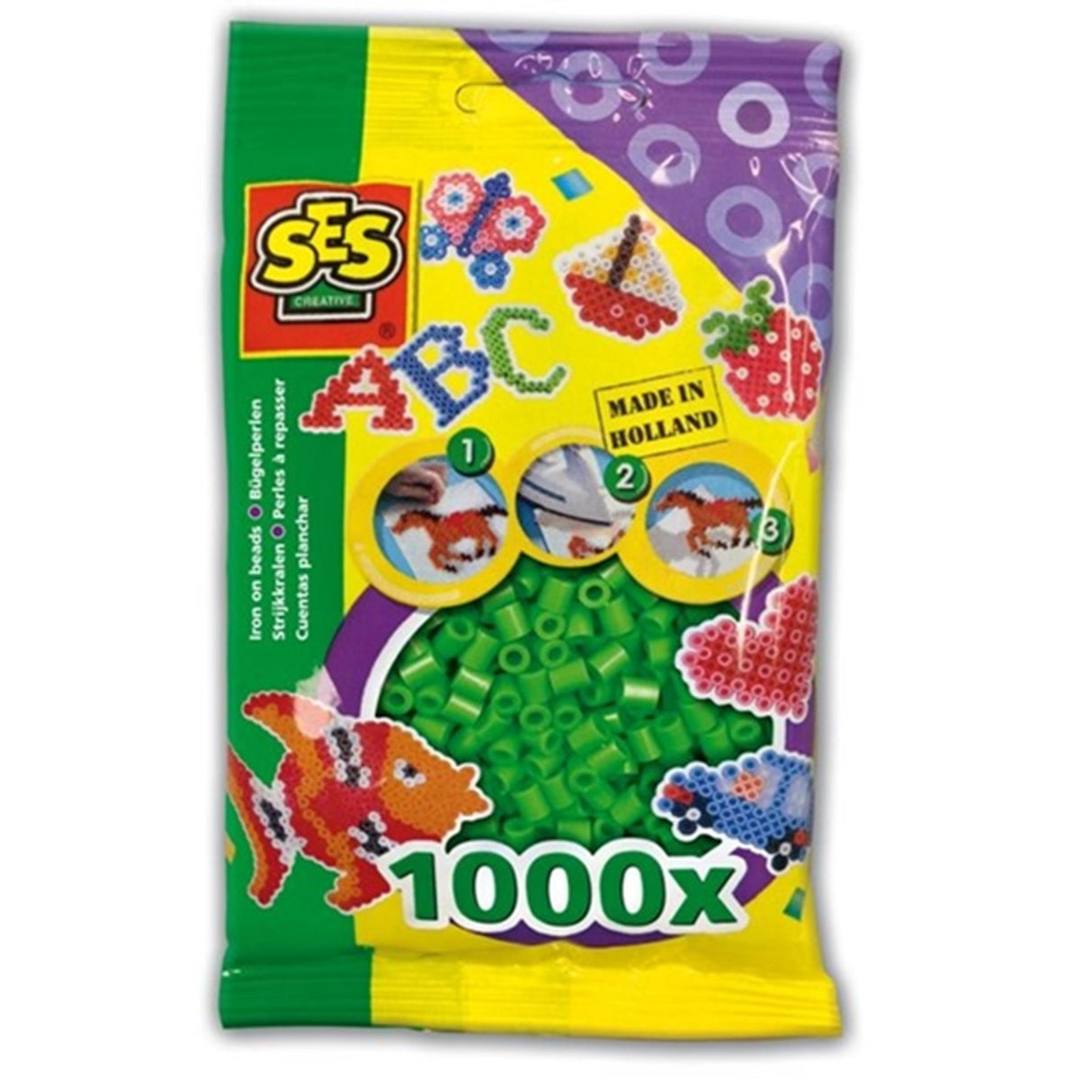 Ses strygeperler græsgrønne 1000 stk.