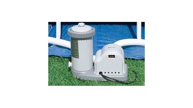 Intex patron swimmingpool pumpe stor