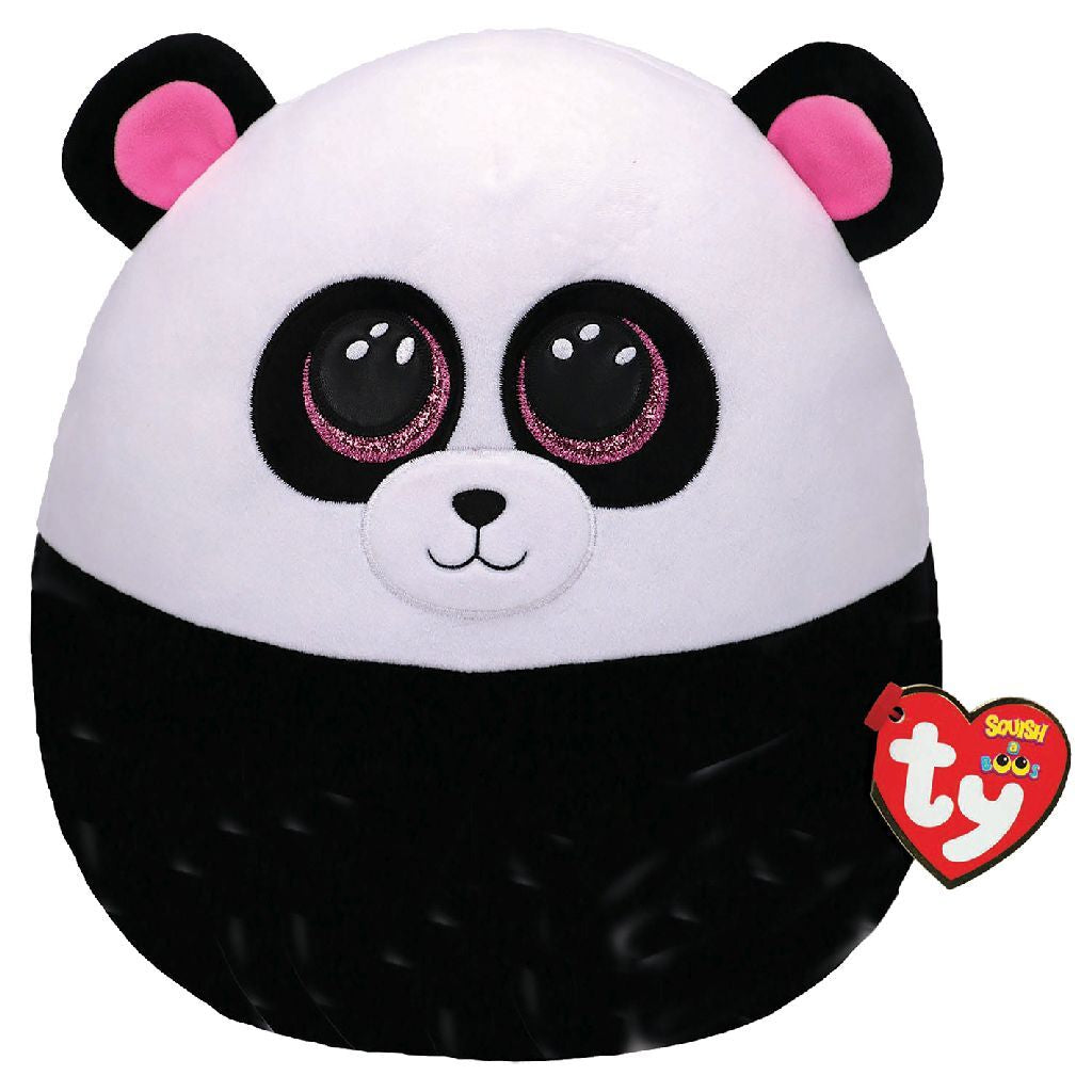 Ty squish a boos panda puttetøjspude bambus 31 cm