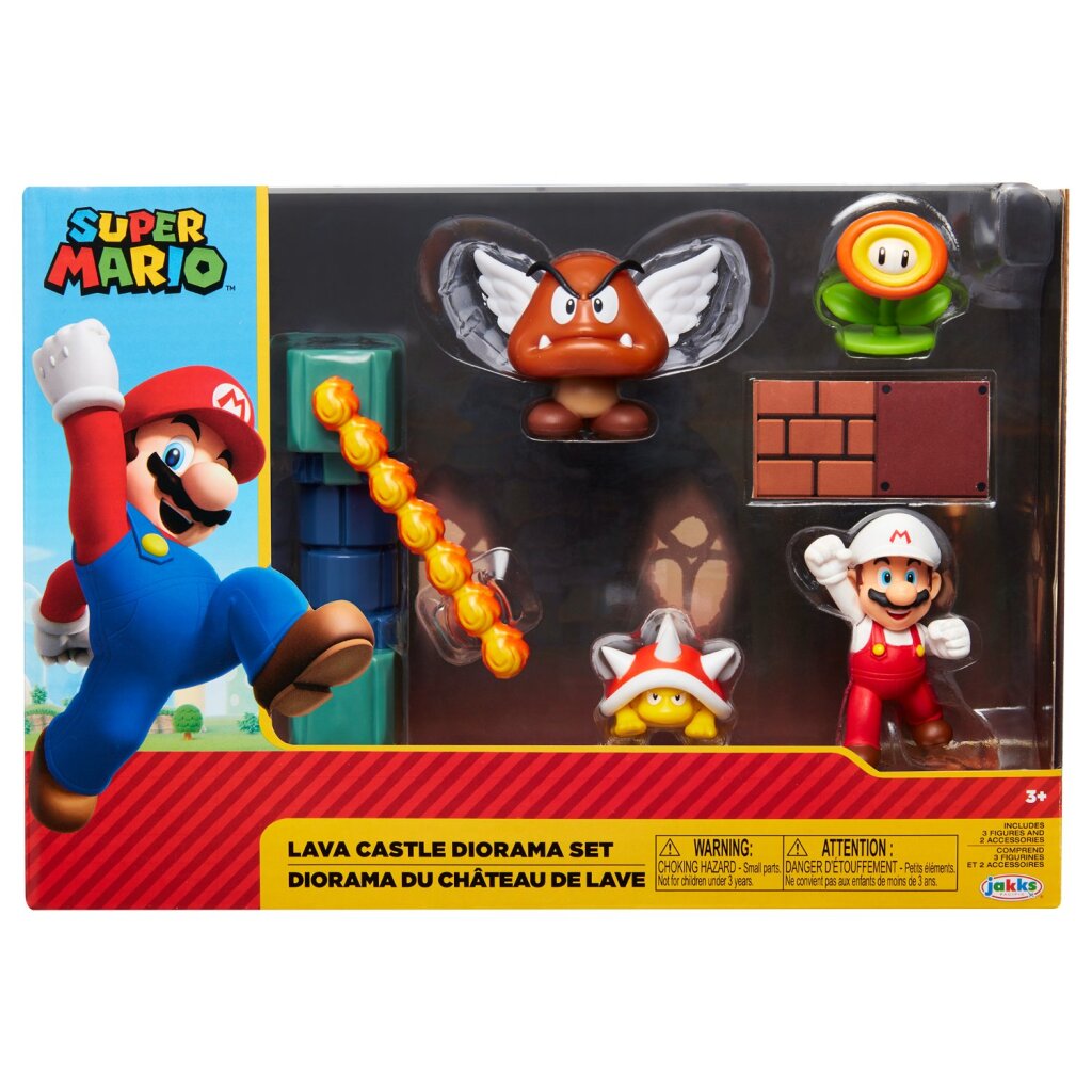 Jakks Pacific Jakks Super Mario Lava Castle legesæt