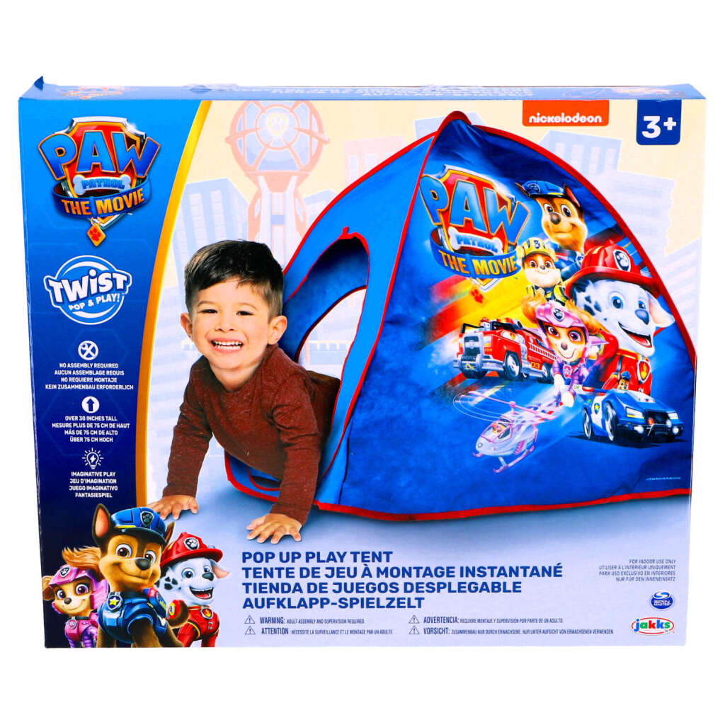 Paw patrulje pop-up telt blå rød