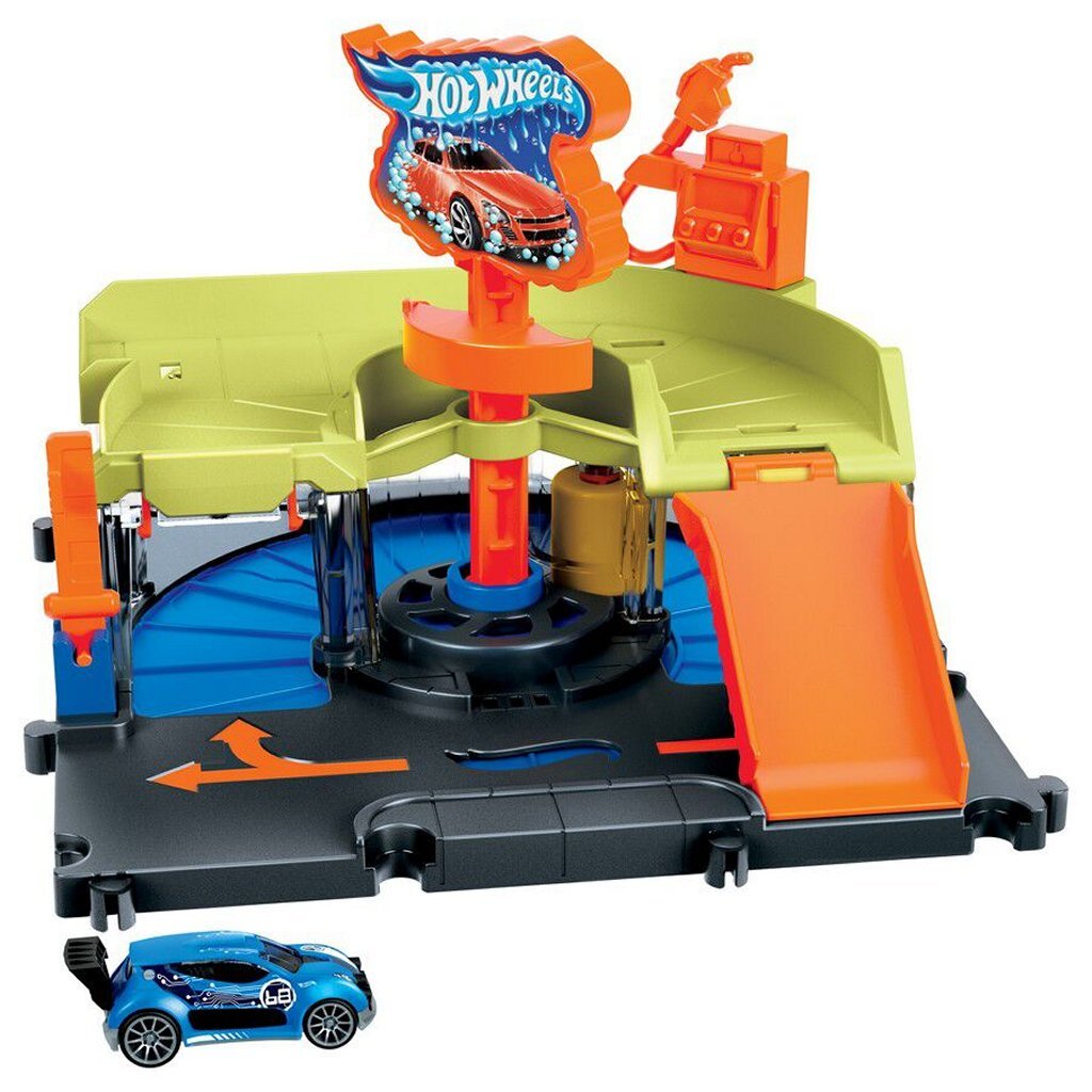 Mattel hot wheels city downtown legesæt assorteret