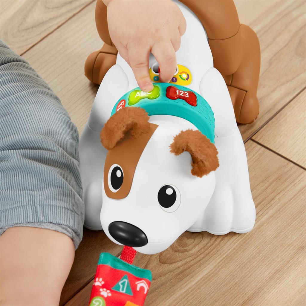 Fisher price kravle med mig hvalp + lys og lyd