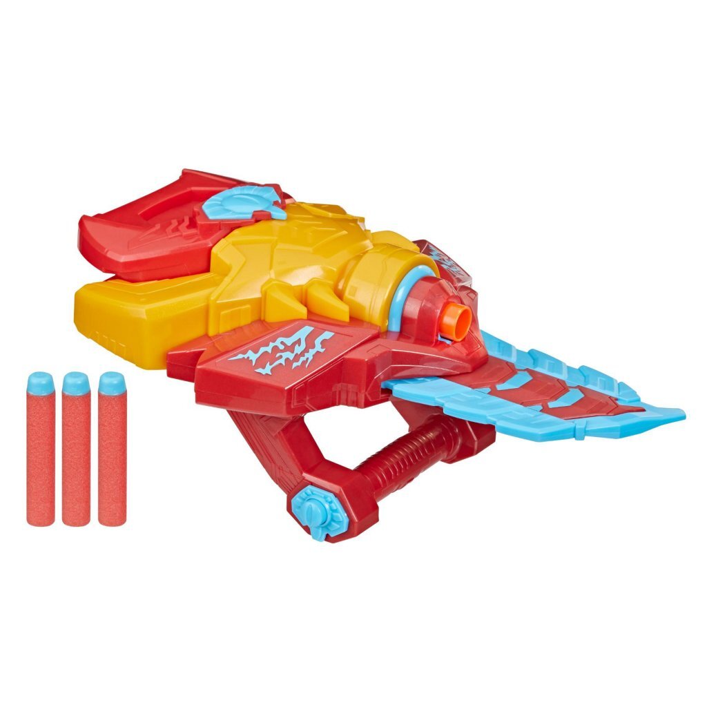 Nerf marvel mech strike monster hunters iron man + 3 pile