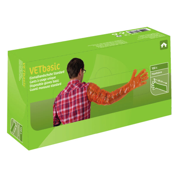 Kerbl produkter undersøgelseshandske vetbasic lang 90cm a 100 stk