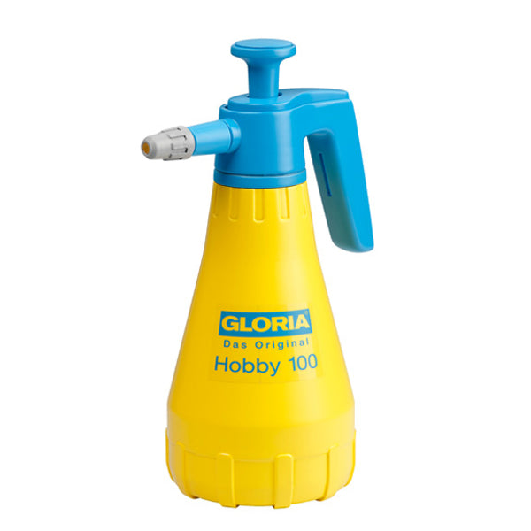 Gloria hobby 100 tryksprøjte - plantesprøjte - trinløst justerbart sprøjtehoved - 1 liter