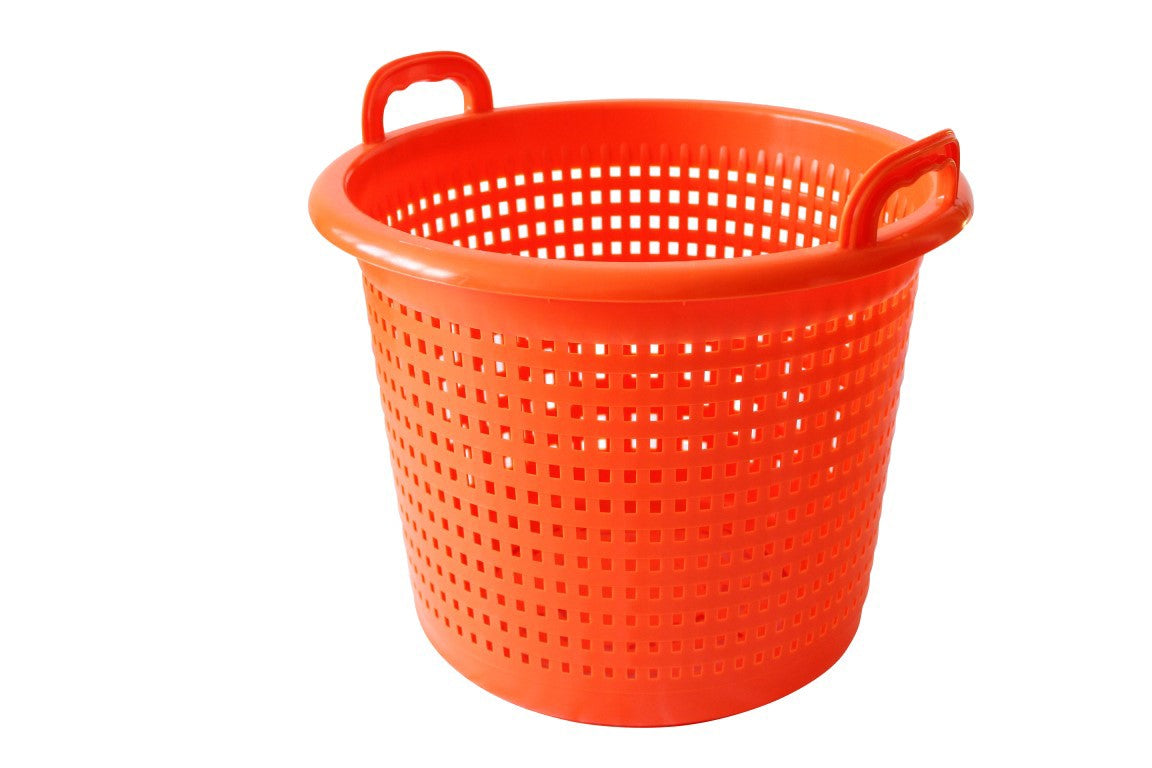 Produkter industrikurv kartoffelkurv åben orange 44 ltr
