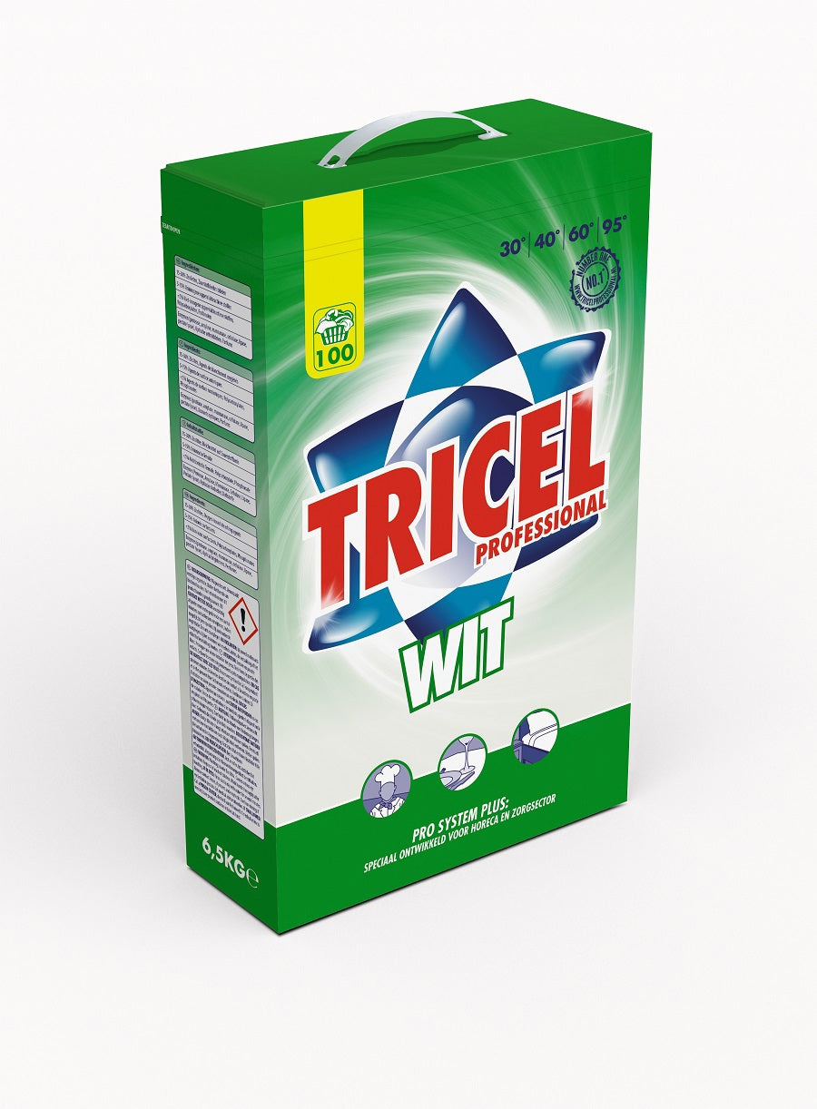 Tricel produkter psp vaskepulver hvid 6 5kg