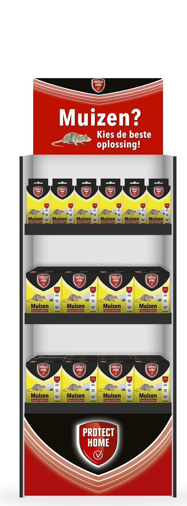 Protect home produkter display mus protecthome express combi