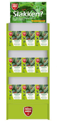 Beskyt haveprodukter display knock-out snegle pellets 72 stykker 1 kg