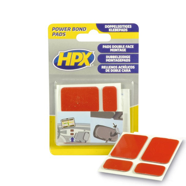 Hpx produkter dobbeltsidet akryltape hsa powerbond puder antracit 4 stk