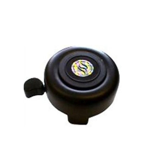 Ikke galt med klokke ø55mm aluminium nylon klap vedhæftning, sort