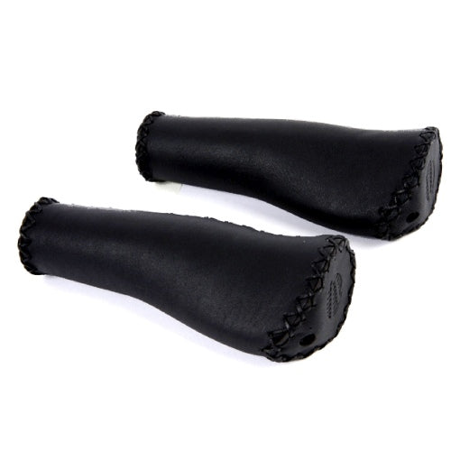 Velo håndtag læder ergo 135 135mm sort
