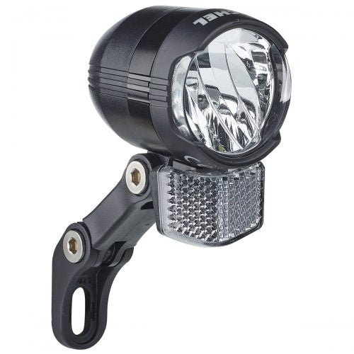LED forlygte forlygte b r skinnende nav dynamo 80 lux + stativ lys i æske