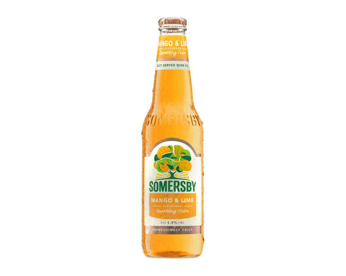 Somersby mango lime cider flaske (24x 33cl)
