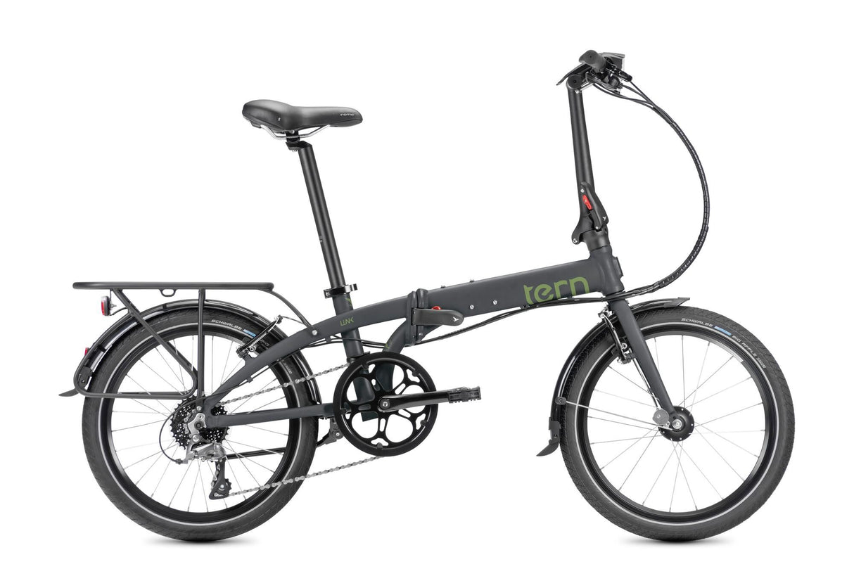 Tern foldecykelled d8 (#1) cykelled d8 8sp satin jerngrå