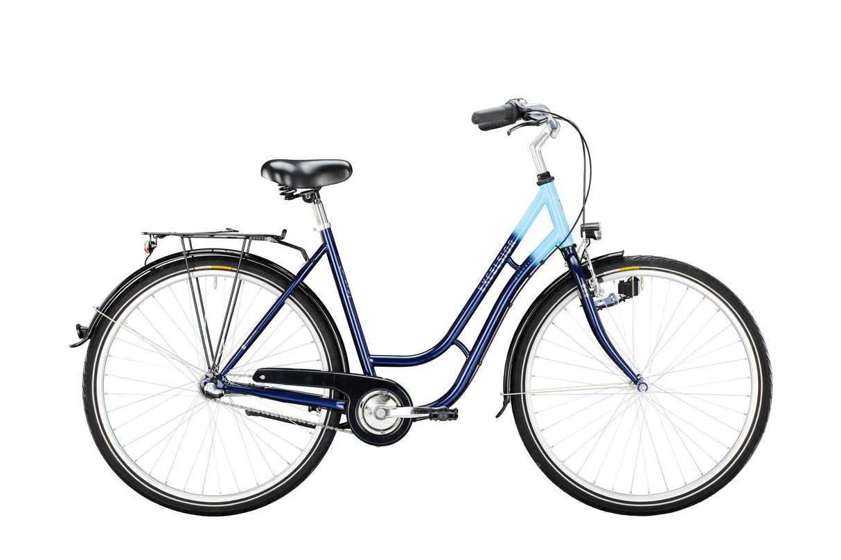 Excelsior city bike touring mod. 24 cykel touring 26 45 tur 1sp blå blå