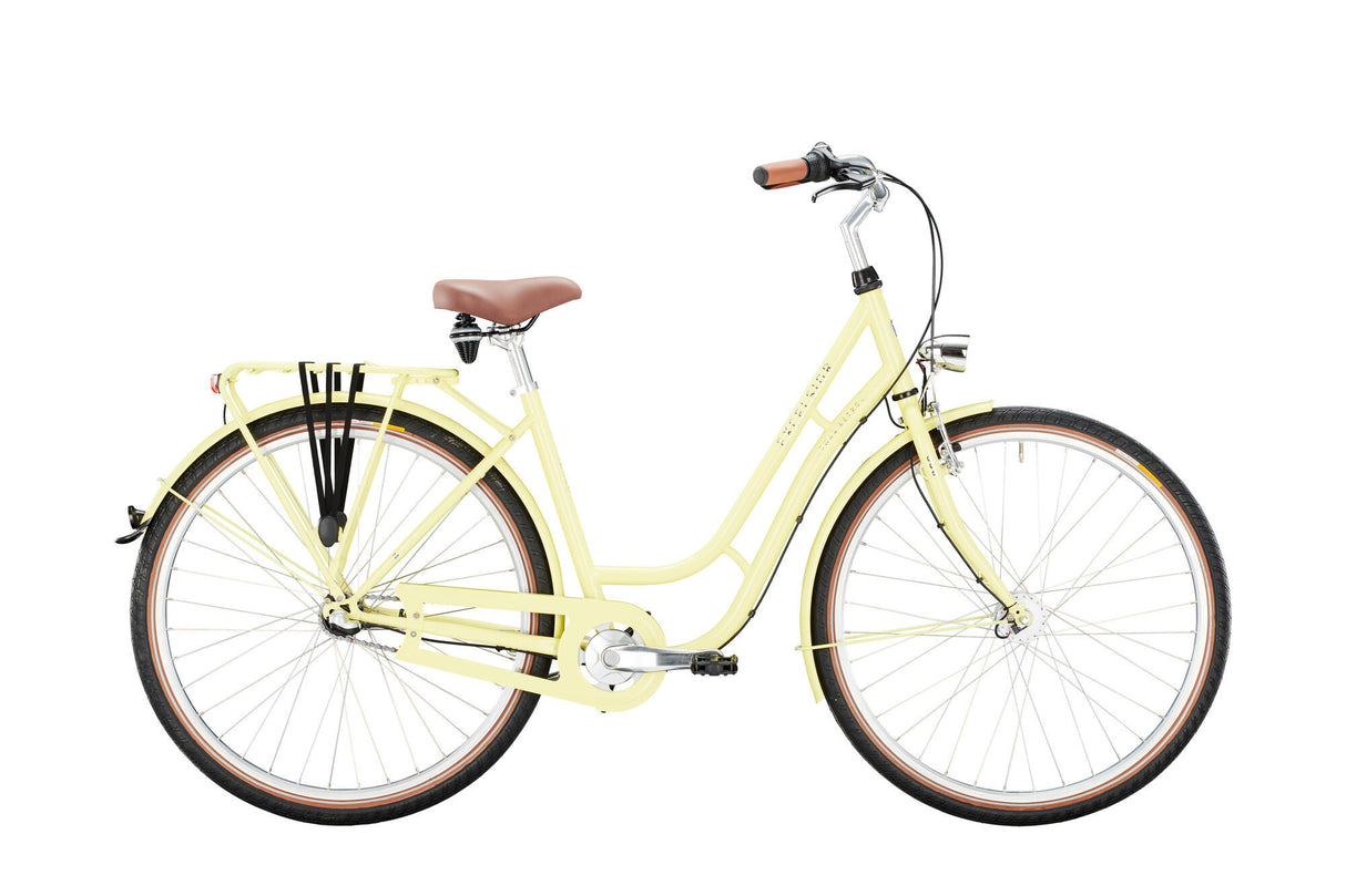 Excelsior bycykel svane-retro (#1) cykel udmærker sig. swan-retro 28 48 7sp citron
