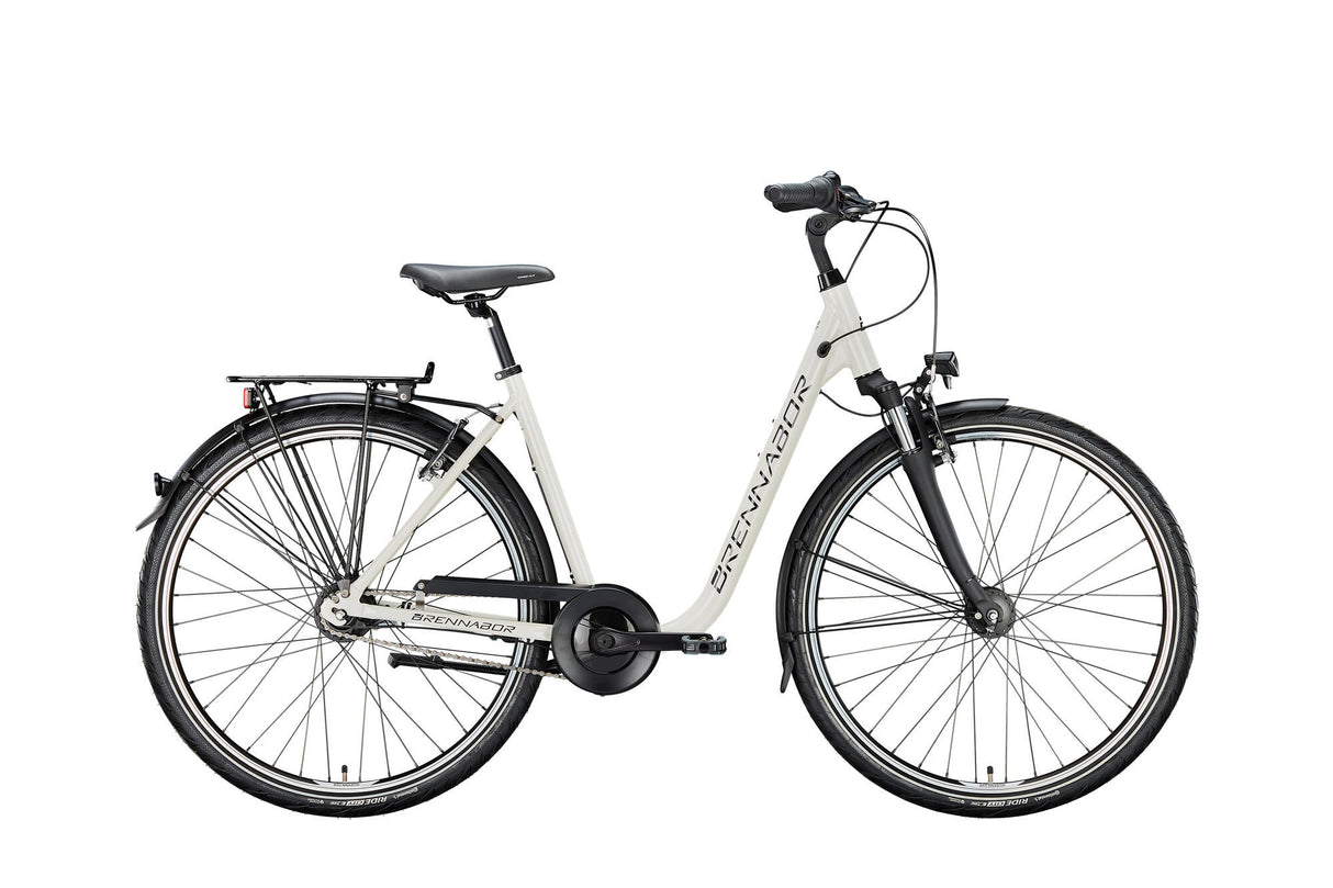 Brennabor bycykel c-30 mod. 24 bike city c-30 28 55 dyb 8sp. hvidsort