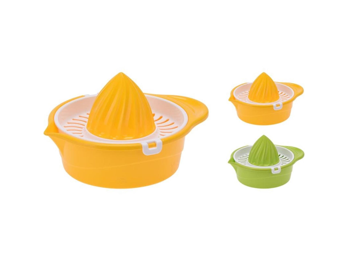 Fremragende husholdningsartikler citruspresse plast 220ml fås i gul eller grøn