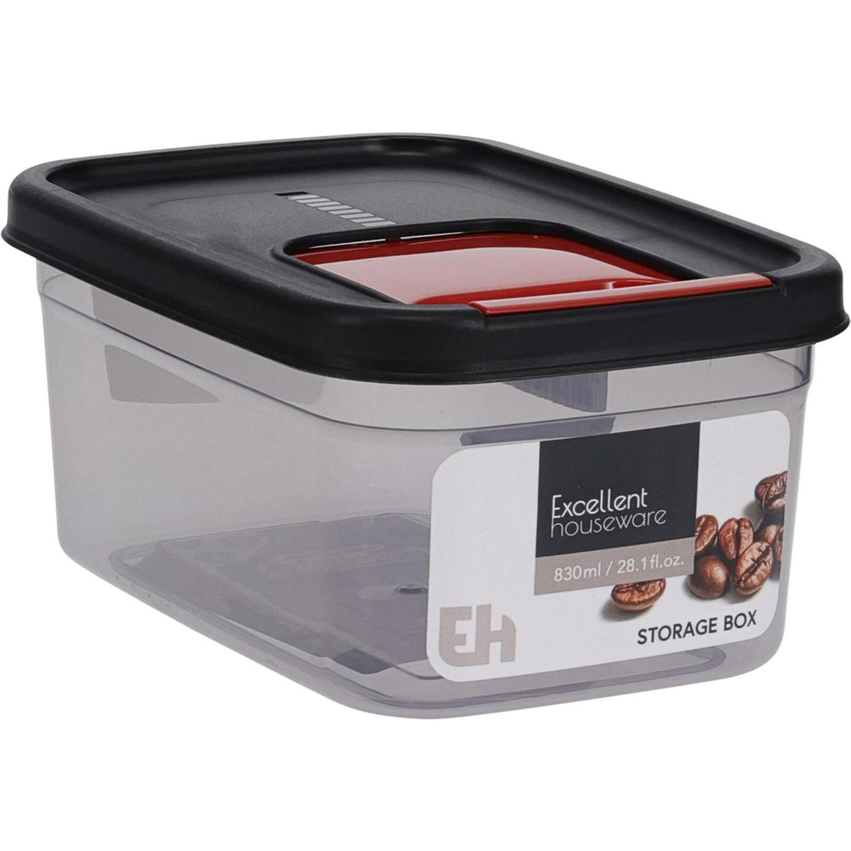 Excellent houseware strooibus kunststof met schuifklep 830ml
