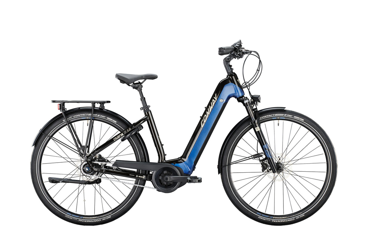 Conway elektrisk trekkingcykel Cairon TF 3.8 mod. 24 ebike conw.cairon tf 3.8 28 42 wave 8sp blå pl.