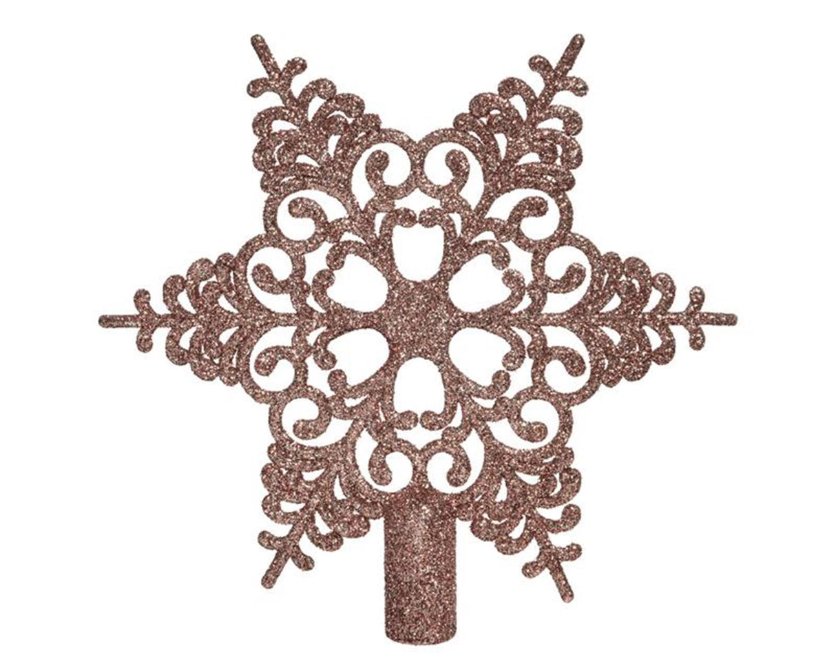 Decoris peak plast snefnug 20,5x19cm pudderrosa