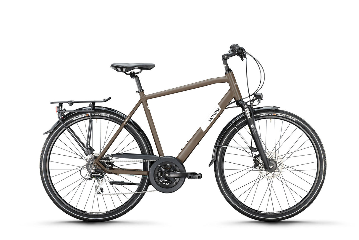 Victoria trekkingcykel treqana 4 mod. 24 cykel vict.treqana 4 28 56 diam.24sp jordgrå