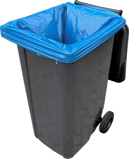 Containerposer ldpe 6525 x 140cm t 70 blå 240ltr