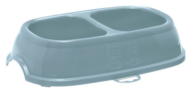 Produkter kunstig dubb madskål 2x200 ml sorteret efter farve