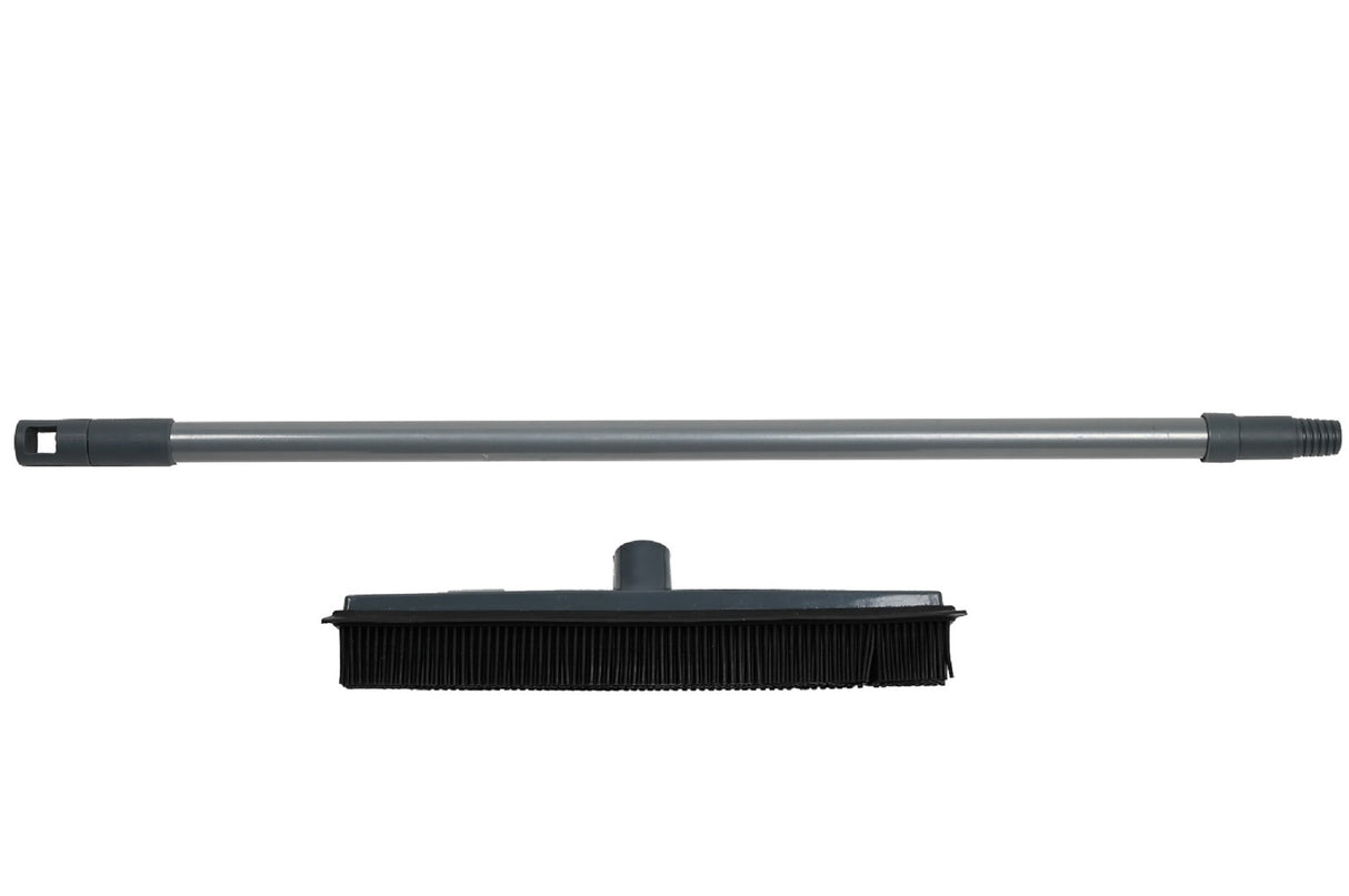 Producten rubberbezem 31cm met telescoopsteel 68 120