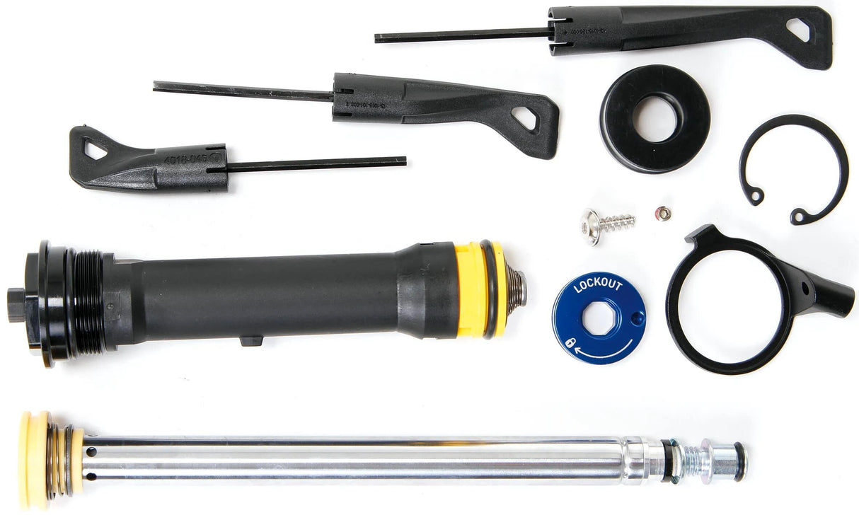 Rockshox trykstufe kompressionstrin inkl. r 30 guld 80-100mm fjernbetjening
