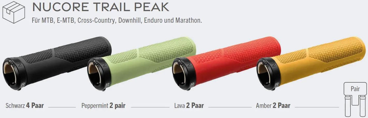 Herrmans griff nucore trail grips trail peak startpakke