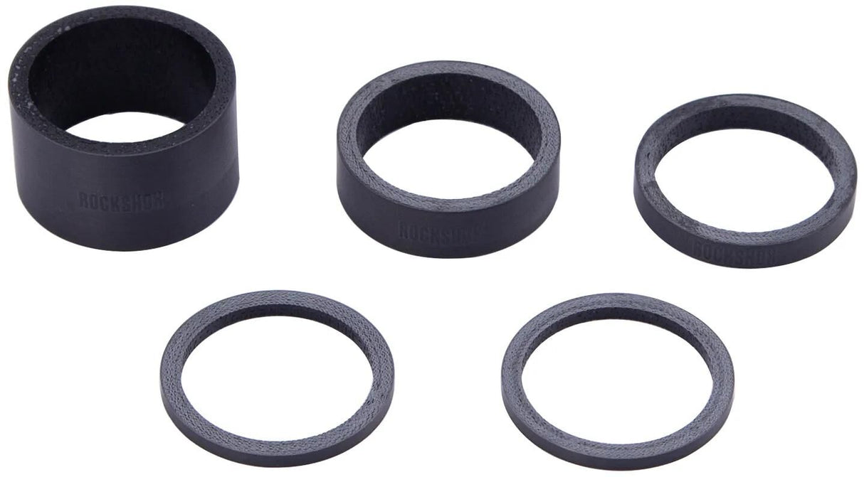Rockshox spacer sæt spacer sæt rs med sort logo