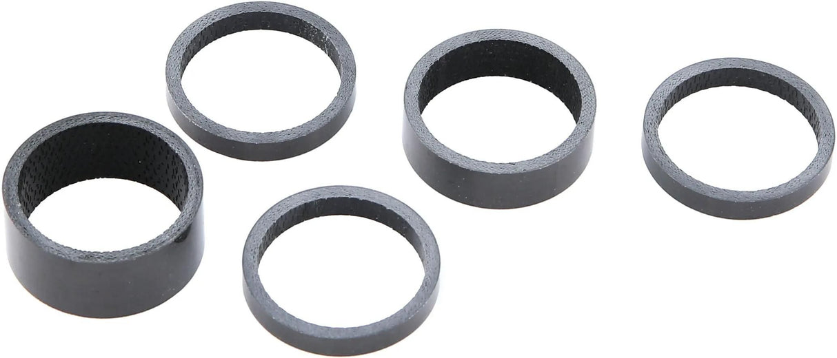 Contec spacer sæt carbon ct spacer carbon 1 1 8, 5 stk, carbon