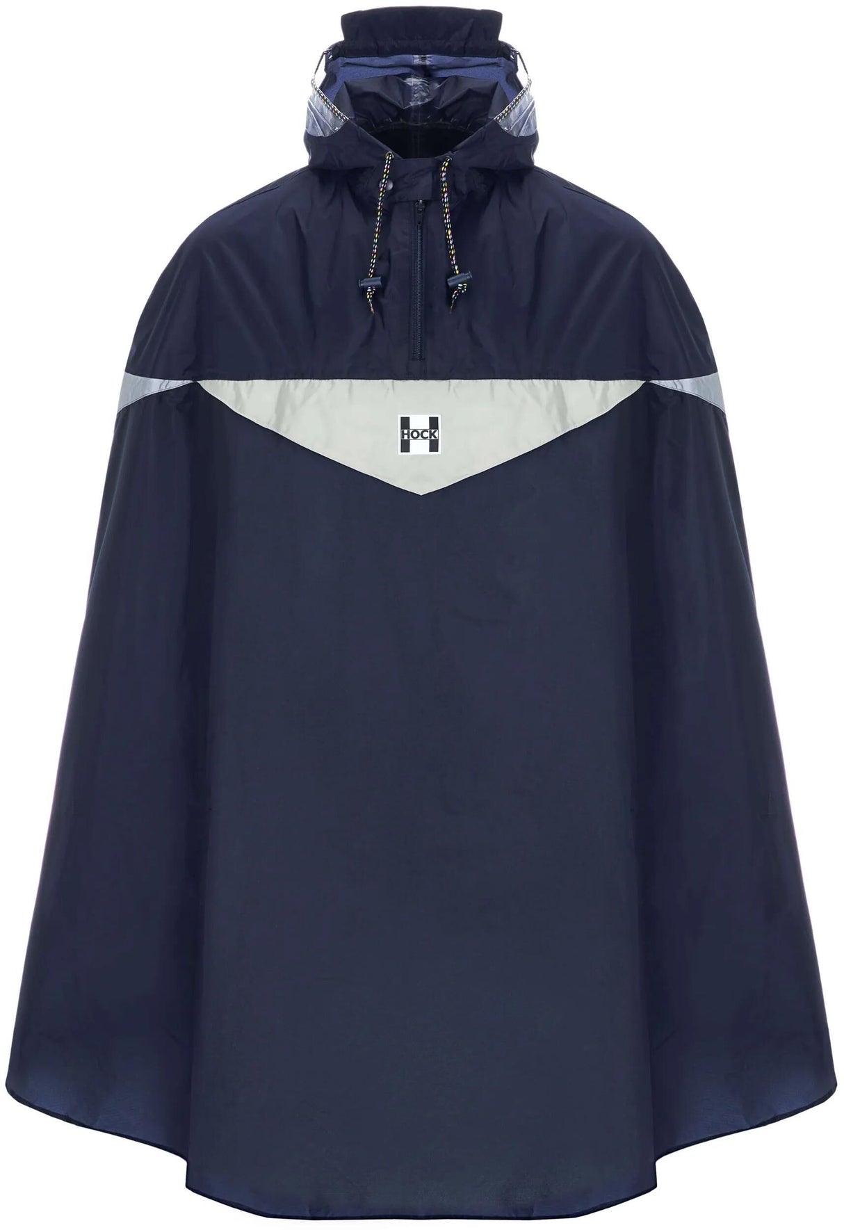 Hock regn poncho super praktiko poncho super praktiko størrelse xxl blå