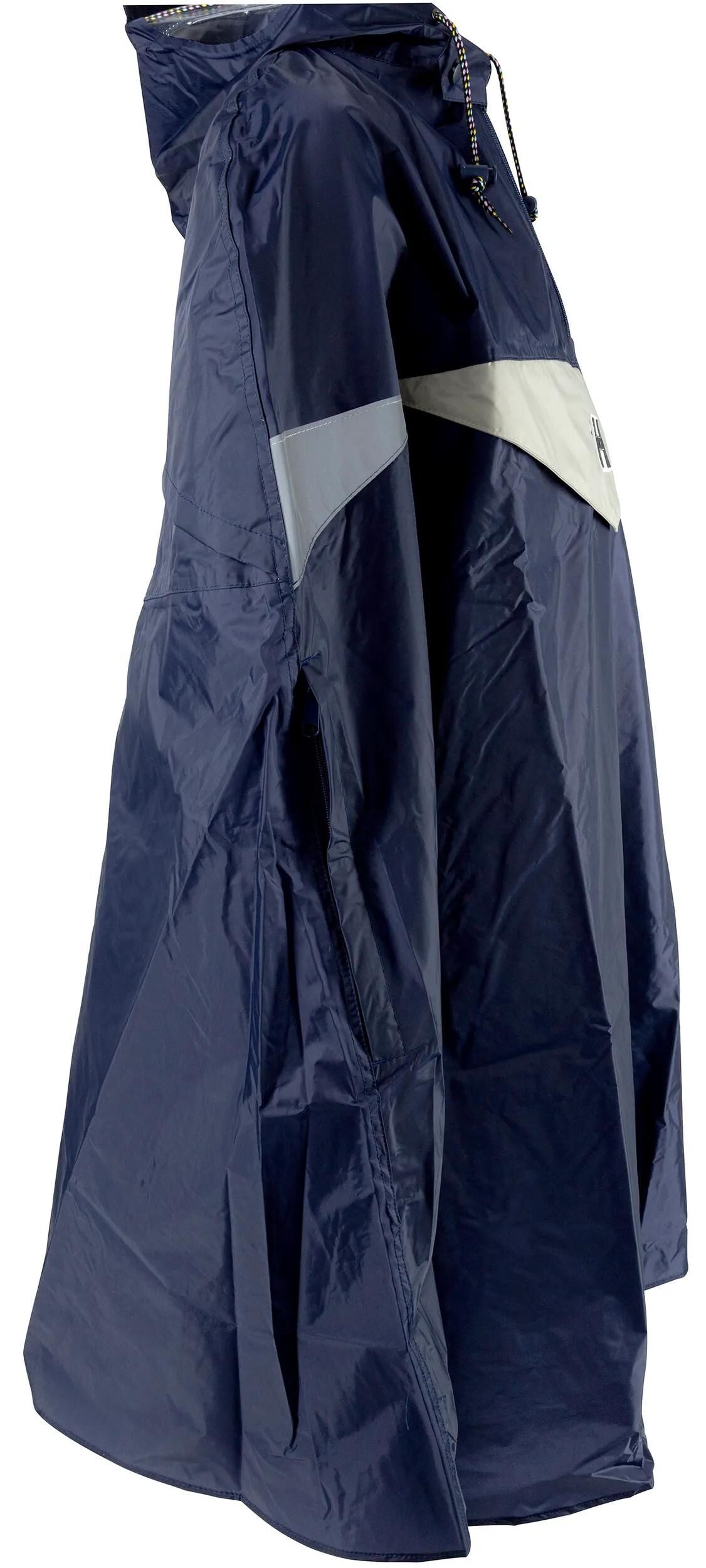 Hock regn poncho super praktiko poncho super praktiko størrelse xxl blå