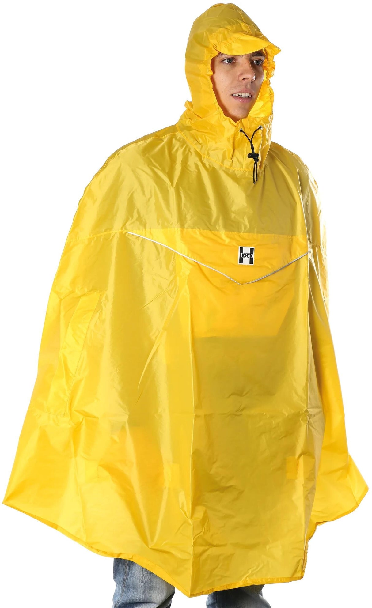Hock regn poncho regn lys poncho regn lys størrelse xxl gul