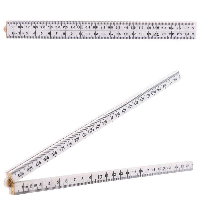 Mm foldelineal 1 meter plast
