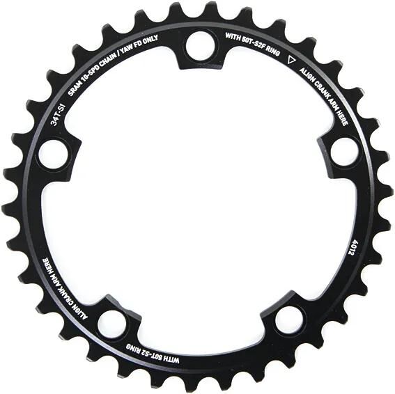 Sram chainring road dobbelt kæde ring roaddoub. 34t 110mm